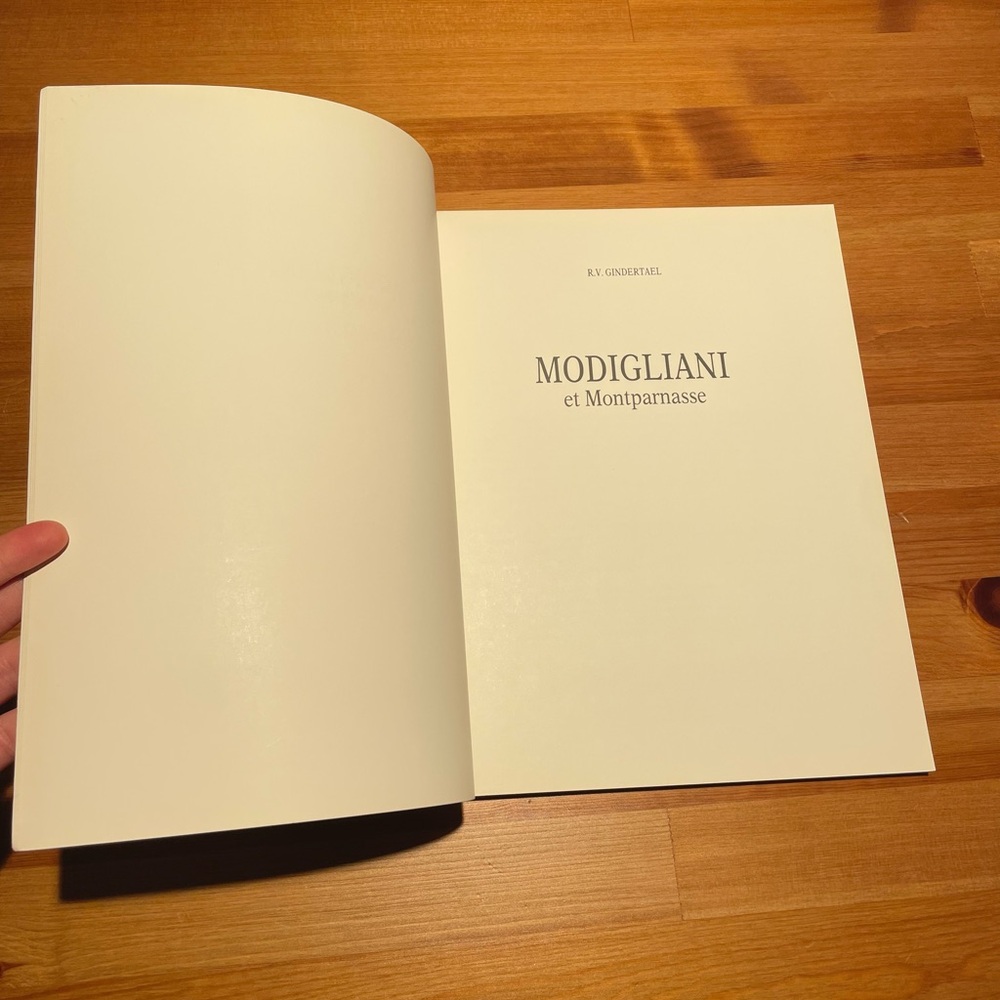 Vtg Modigliani Paperback Coffee Table Art Book Prints French Edition Yellow - Picture 13 of 14